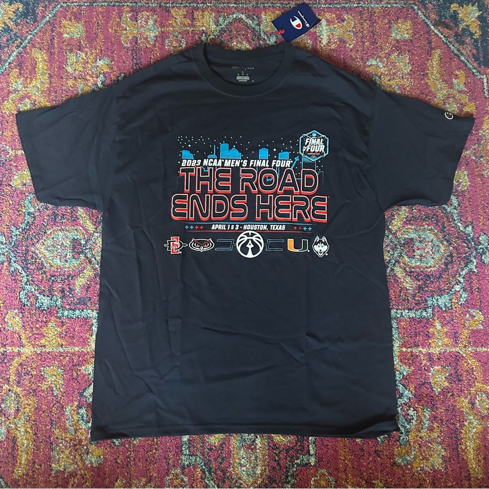 Champion Navy 2023 NCAA Men’s Final Four Tshirt